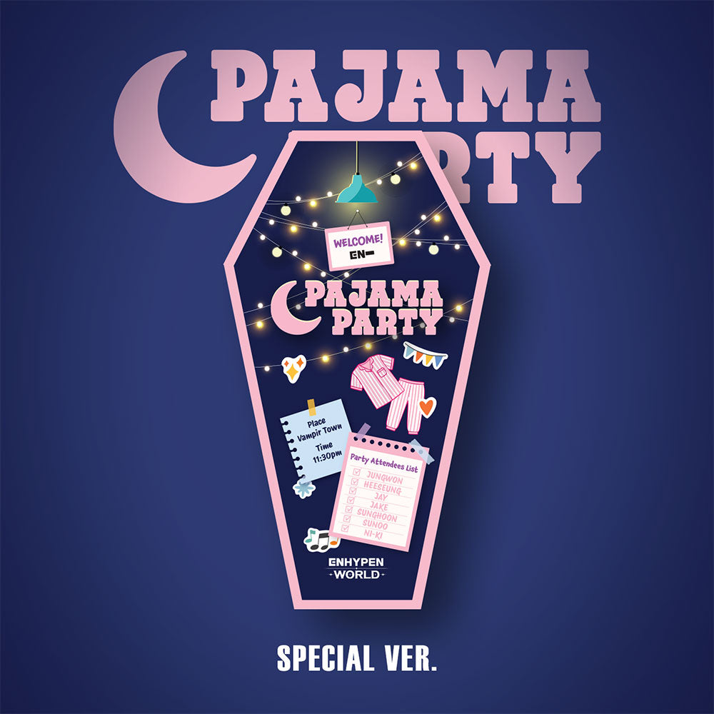 ENHYPEN WORLD (엔하이픈 월드) COUPON CARD COLLECTION PAJAMA PARTY