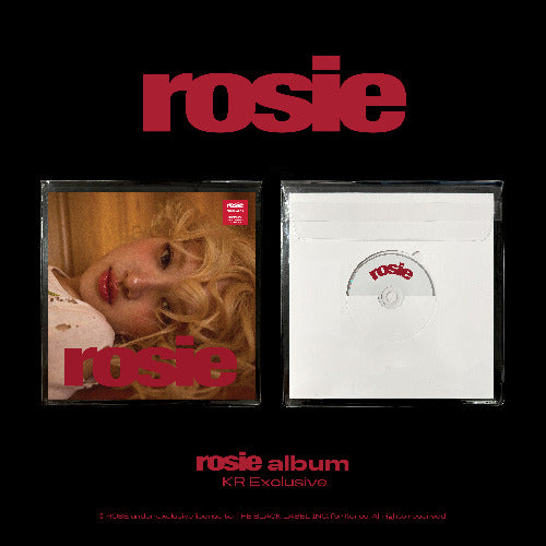 ROSÉ first studio album 'rosie' (KR Exclusive)