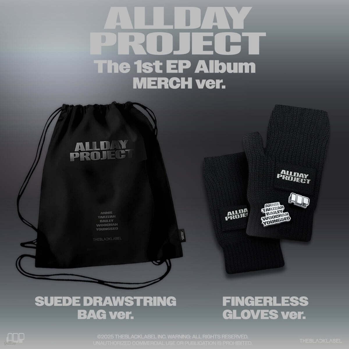 ALLDAY PROJECT(올데이 프로젝트) The 1st EP Album 'ALLDAY PROJECT' (MERCH ver. / FINGERLESS GLOVES ver.)