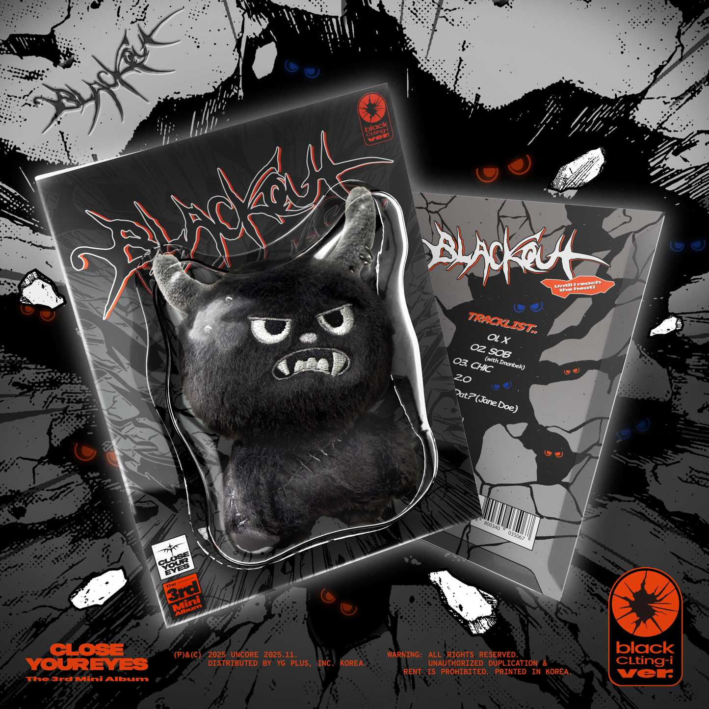 CLOSE YOUR EYES (클로즈유어아이즈) The 3rd Mini Album 'blackout' (black CLting-i ver.)