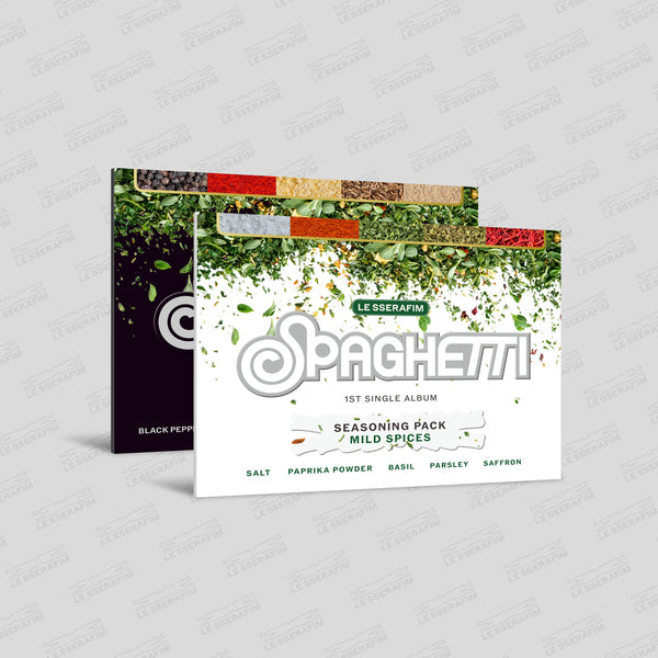 LE SSERAFIM(르세라핌) 1st Single Album 'SPAGHETTI' (Weverse Albums ver.)