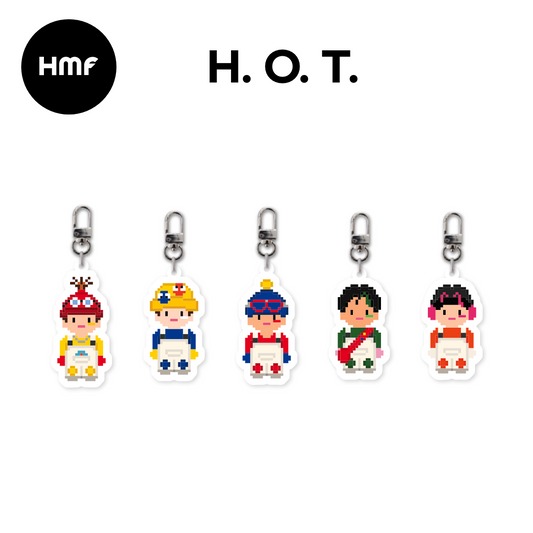 [예약 구매] [HANTEO MUSIC FESTIVAL MD] H.O.T. 캐릭터 키링 (랜덤 1종)