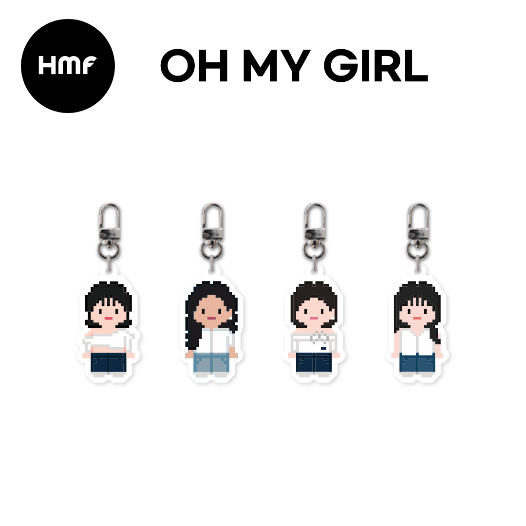 [예약 구매] [HANTEO MUSIC FESTIVAL MD] OH MY GIRL 캐릭터 키링 (랜덤 1종)