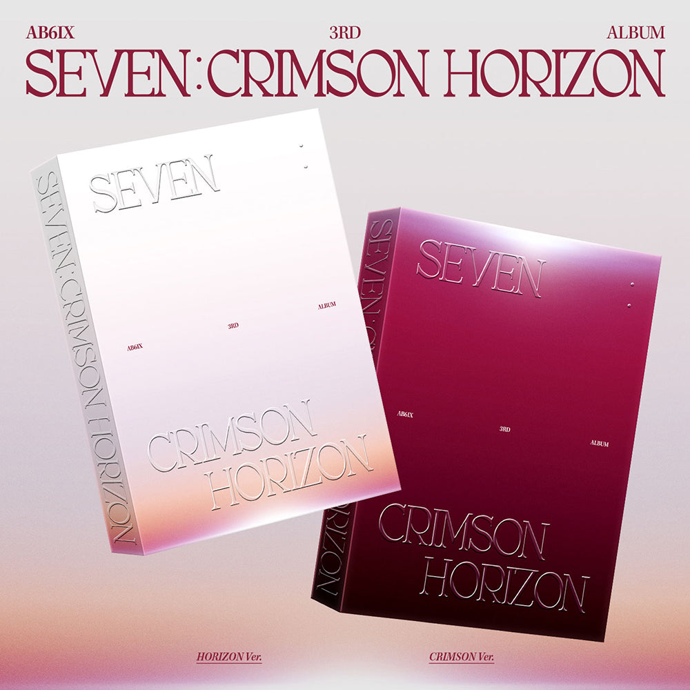 AB6IX 3RD ALBUM [SEVEN : CRIMSON HORIZON]  (PHOTOBOOK VER.) (HORIZON Ver., CRIMSON Ver.)
