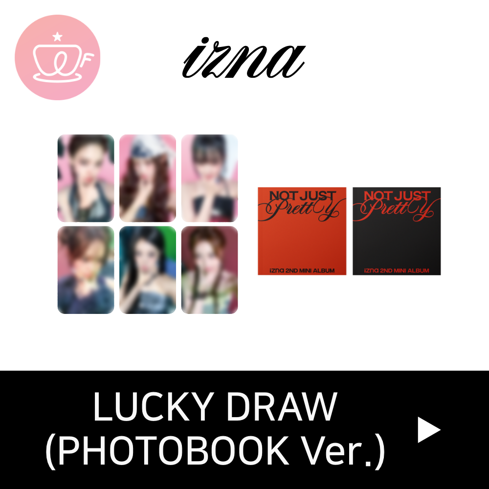 [후즈팬 카페 럭키드로우] izna 2nd Mini Album [Not Just Pretty] (PHOTOBOOK Ver.)