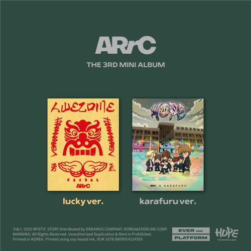 ARrC (아크) 미니앨범3집 [HOPE] (Lucky Ver. Karafuru Ver.)