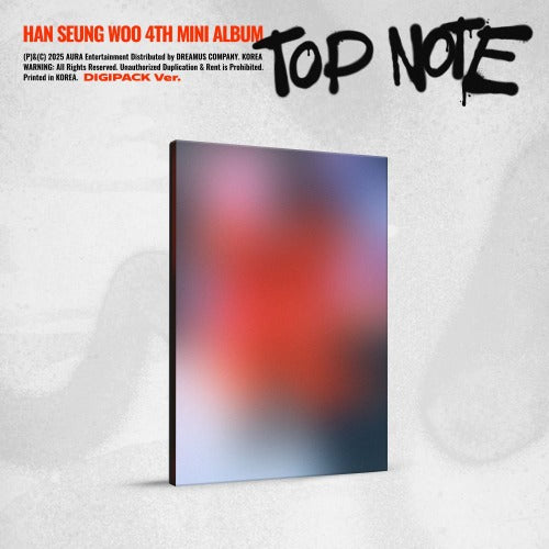 HAN SEUNG WOO 4th Mini Album TOP NOTE (Digipack Ver.) 