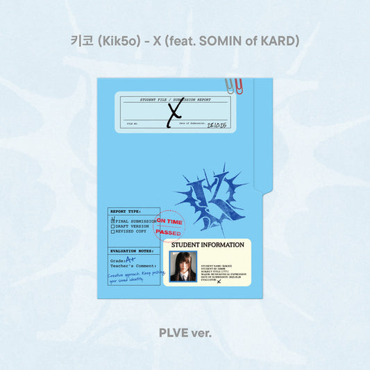 키코 (Kik5o) 싱글 [X (feat. SOMIN of KARD)] (PLVE)