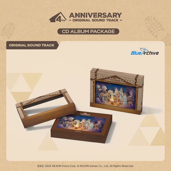 V.A - 블루 아카이브 4주년 기념 OST CD 앨범 패키지 (BLUE ARCHIVE 4th ANNIVERSARY OST ? CD ALBUM PACKAGE)