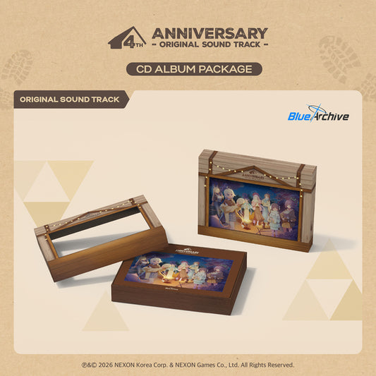 V.A - 블루 아카이브 4주년 기념 OST CD 앨범 패키지 (BLUE ARCHIVE 4th ANNIVERSARY OST ? CD ALBUM PACKAGE)