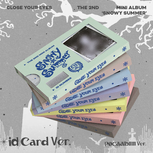 CLOSE YOUR EYES The 2nd Mini Album 'Snowy Summer' ID Card Ver. (POCAALBUM)