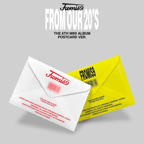 fromis_9 The 6th mini album 'From Our 20's' [Postcard Ver.] 