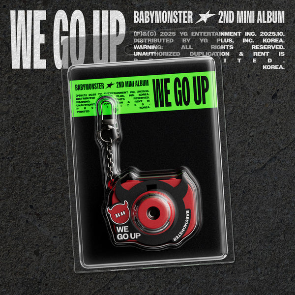 베이비몬스터 (BABYMONSTER) 2nd MINI ALBUM [WE GO UP] MINI BEAM KEYRING Ver.