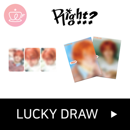 [후즈팬 카페 럭키드로우] MJ 1ST SINGLE ALBUM [Right..?]