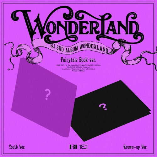 B.I (비아이) 정규앨범3집_WONDERLAND (Fairy tale Ver.)
