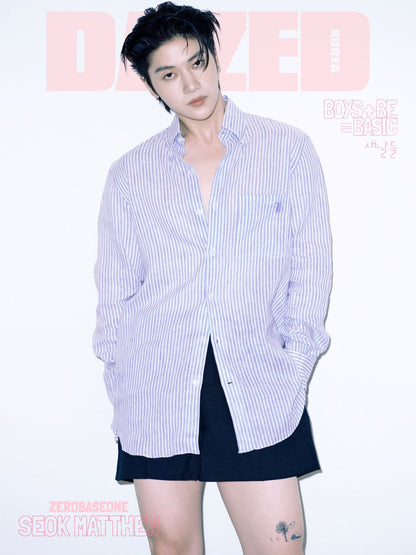 Dazed 2025.07 (ZerobaseOne Seok Matthew &amp; Kim Gyu-bin/Lee Do-hyun) 