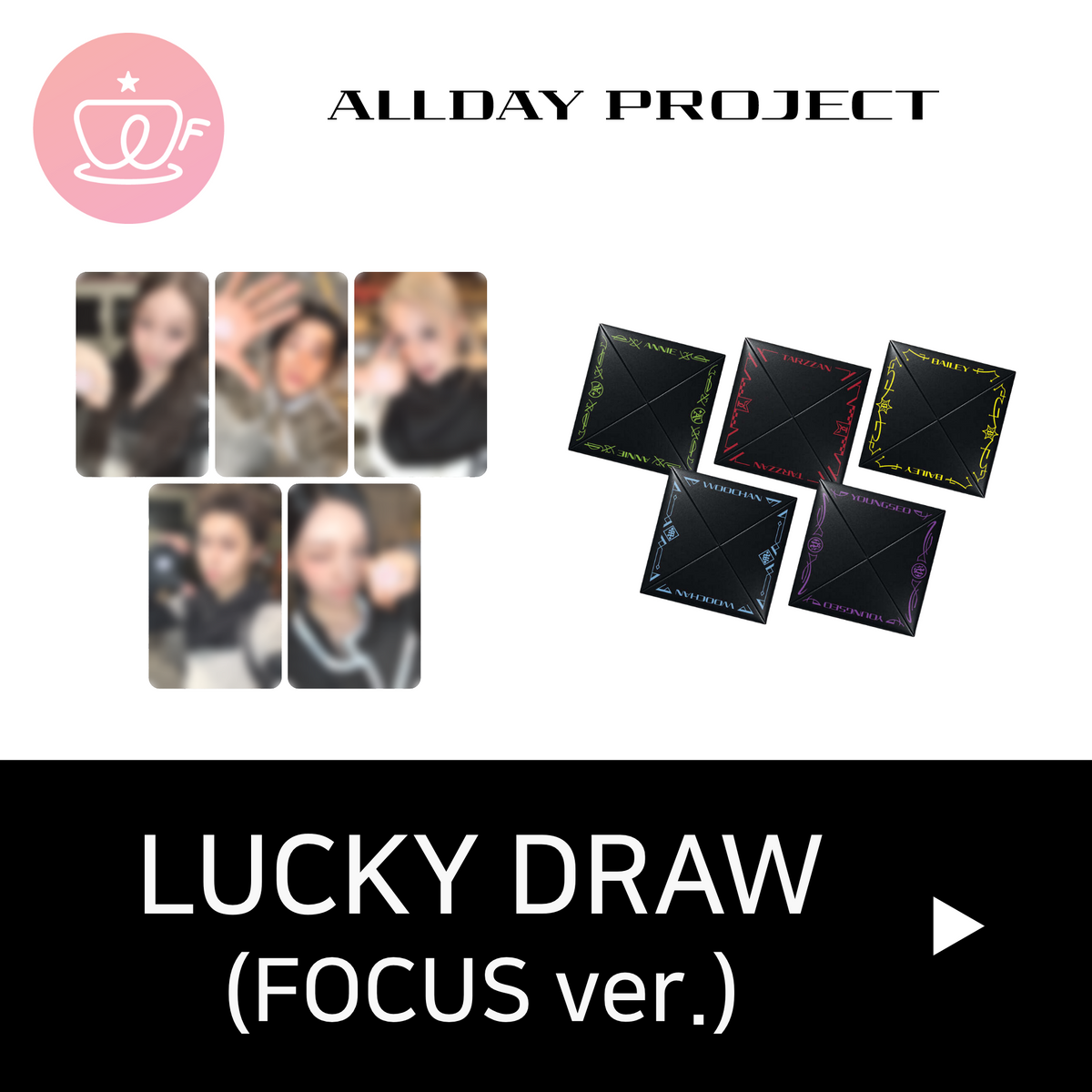 [후즈팬 카페 럭키드로우] ALLDAY PROJECT The 2nd EP Album 'CRASH' (FOCUS ver.)
