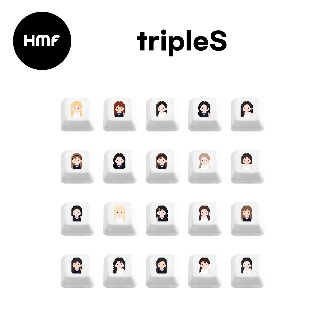 [예약 구매] [HANTEO MUSIC FESTIVAL MD] tripleS 캐릭터 키캡 (랜덤 1종)