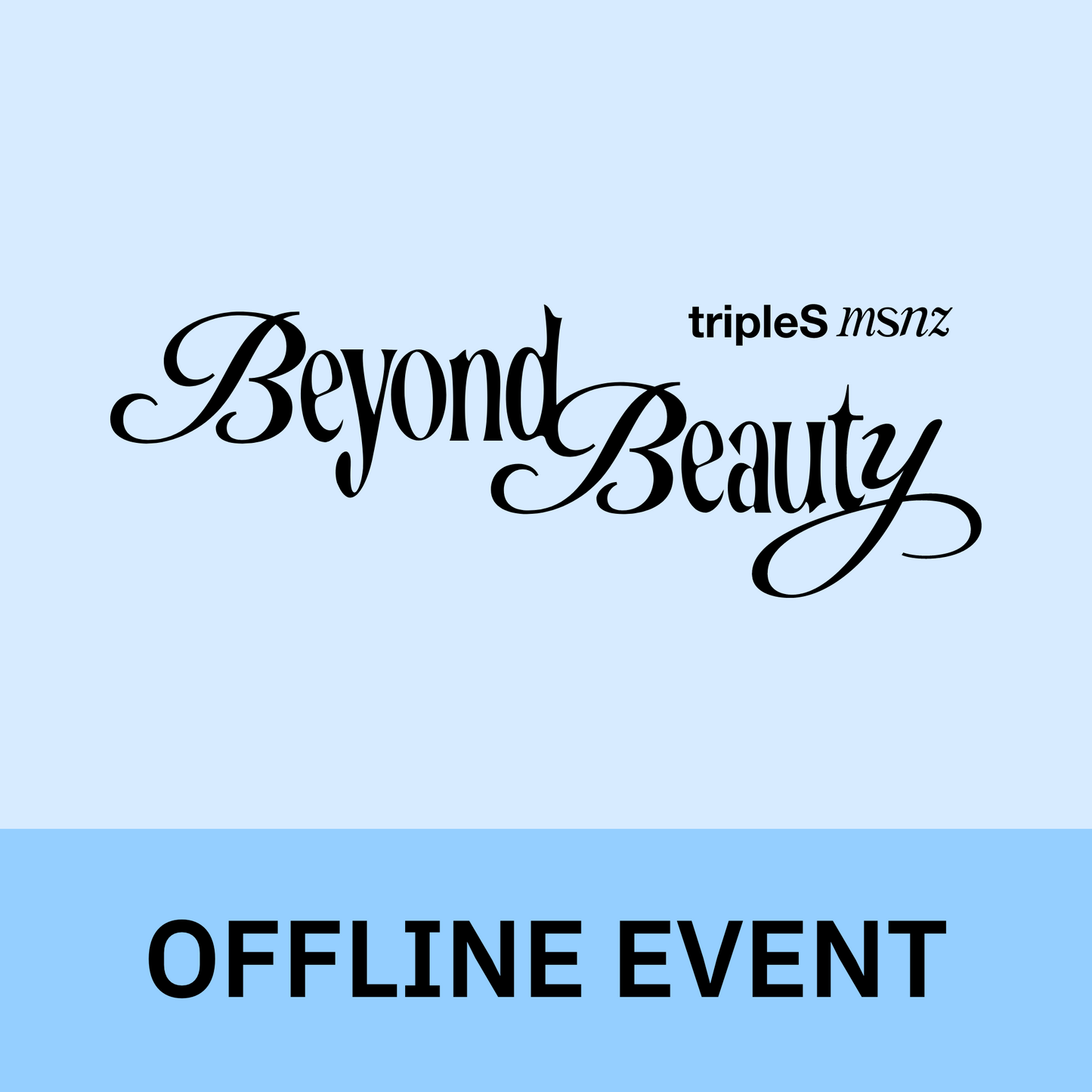 [0118 대면 팬사인회] tripleS msnz <Beyond Beauty> (Objekt Music Album ver.)