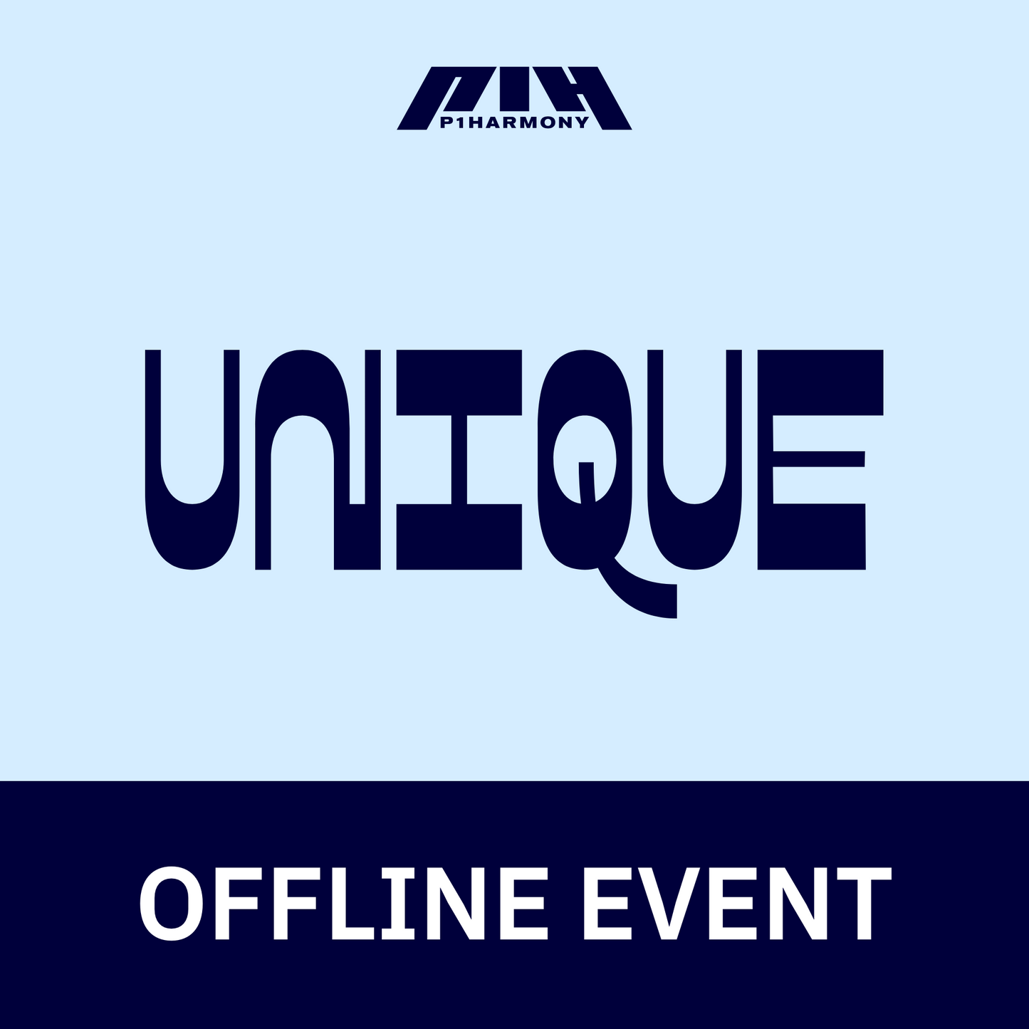 [0329 대면 팬사인회] P1Harmony 9th Mini Album [UNIQUE]