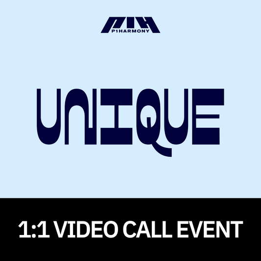 [0329 1:1 영상통화 팬사인회] P1Harmony 9th Mini Album [UNIQUE]