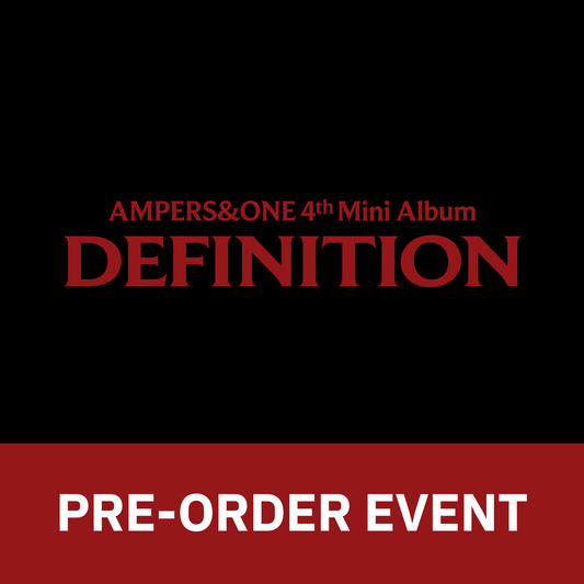 [예판 특전 증정 이벤트] 앰퍼샌드원 (AMPERS&ONE) 4th Mini Album 'DEFINITION' (WE ver.)