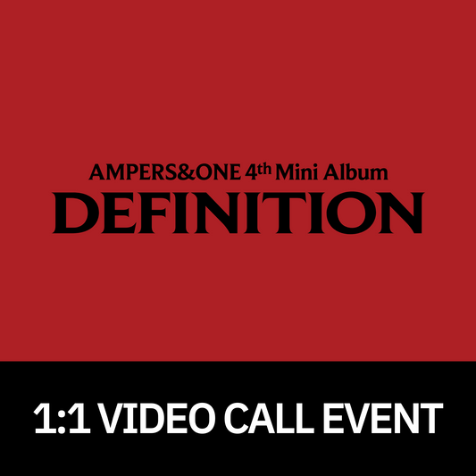 [0423 1:1 영상통화 팬사인회] 앰퍼샌드원 (AMPERS&ONE) 4th Mini Album [DEFINITION]