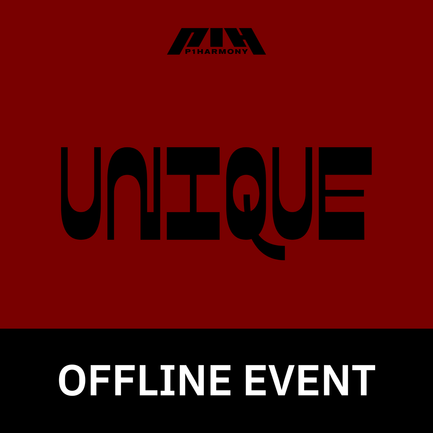 [0521 대면 팬사인회] P1Harmony 9th Mini Album [UNIQUE]