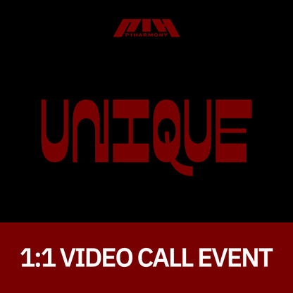 [0521 1:1 영상통화 팬사인회] P1Harmony 9th Mini Album [UNIQUE]