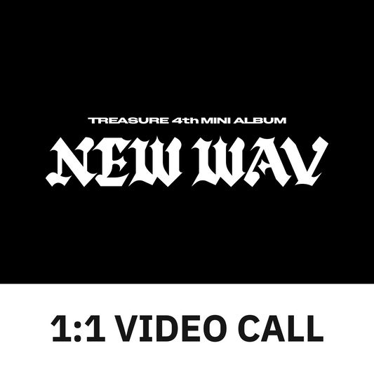 [0612 1:1 영상통화 팬사인회] TREASURE(트레저) 4th MINI ALBUM [NEW WAV] RAW VER.