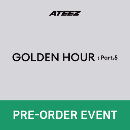[예판 특전 증정 이벤트] ATEEZ(에이티즈) 14TH MINI ALBUM [GOLDEN HOUR : Part.5] (A / DIARY / Z VER.)