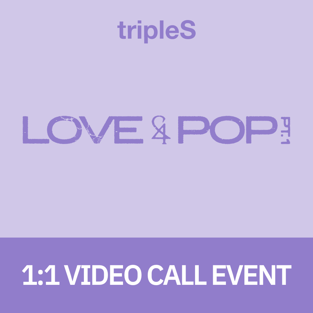 [0628 1:1 영상통화 팬사인회] tripleS <LOVE&POP> pt.1 (Wappen Album)