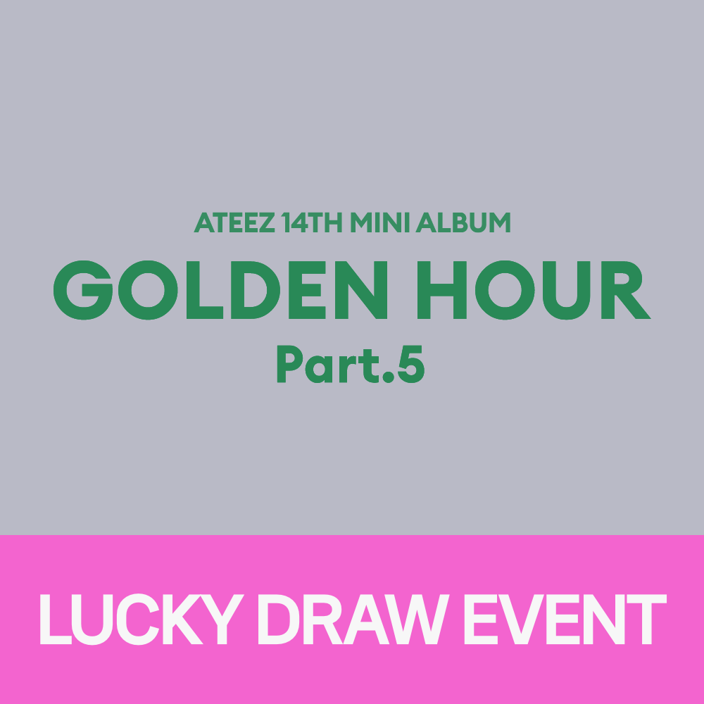 [LUCKY DRAW EVENT] 에이티즈 (ATEEZ) [GOLDEN HOUR : Part.5]