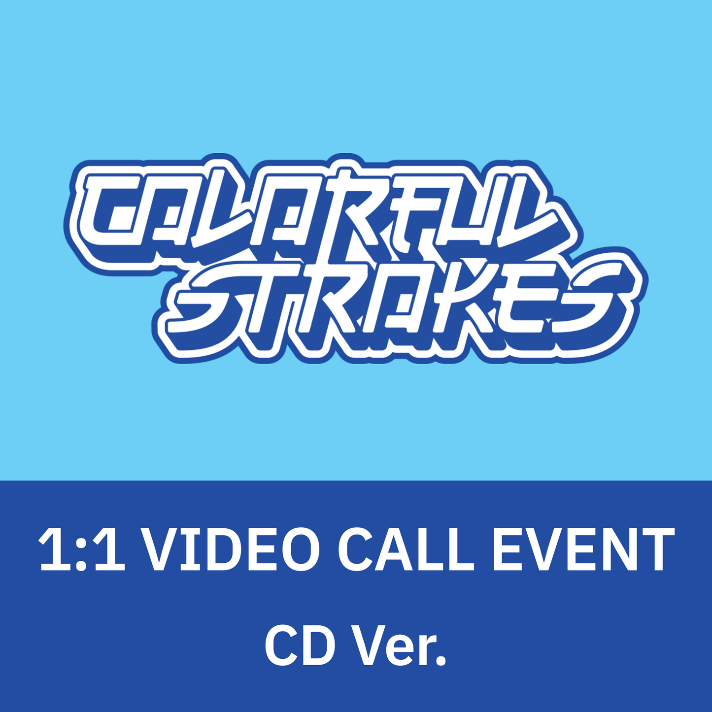 [0801 1:1 영상통화 팬사인회] STELLIVE Cliché - 1st EP [Colorful Strokes] CD Ver.