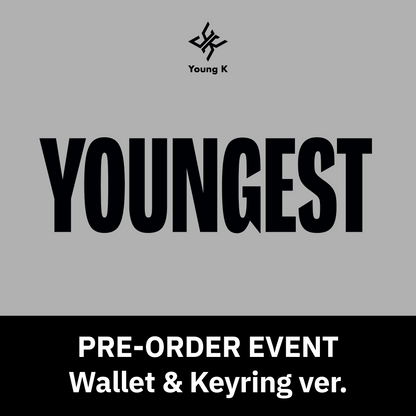 [예판 특전 증정 이벤트] Young K (DAY6) 2nd Full Album YOUNGEST (Wallet & Keyring ver)