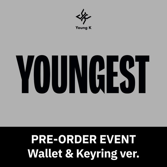 [예판 특전 증정 이벤트] Young K (DAY6) 2nd Full Album YOUNGEST (Wallet & Keyring ver)