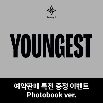 [예판 특전 증정 이벤트] Young K (DAY6) 2nd Full Album YOUNGEST (Photobook ver)