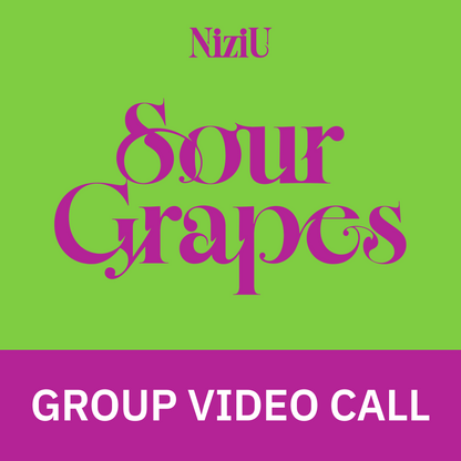 [1010 단체 영상통화 팬사인회] NiziU(니쥬) Korea 1st Mini Album [Sour Grapes]