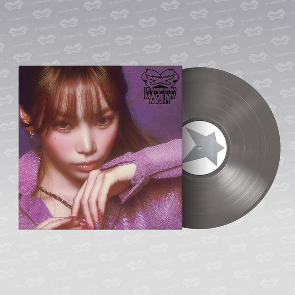 LE SSERAFIM (르세라핌) - 2nd Single Album 'Made My Night' Vinyl (CHIC SILVER ver.)