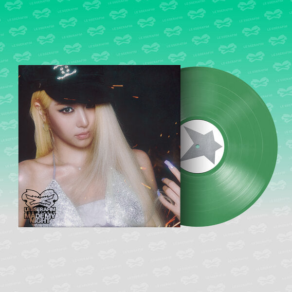 LE SSERAFIM (르세라핌) - 2nd Single Album 'Made My Night' Vinyl (SPRING GREEN ver.)