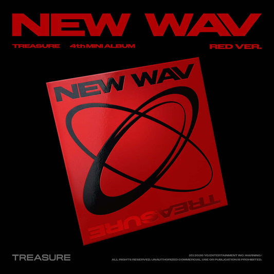 TREASURE(트레져) - 4th MINI ALBUM [NEW WAV] (RED VER.)