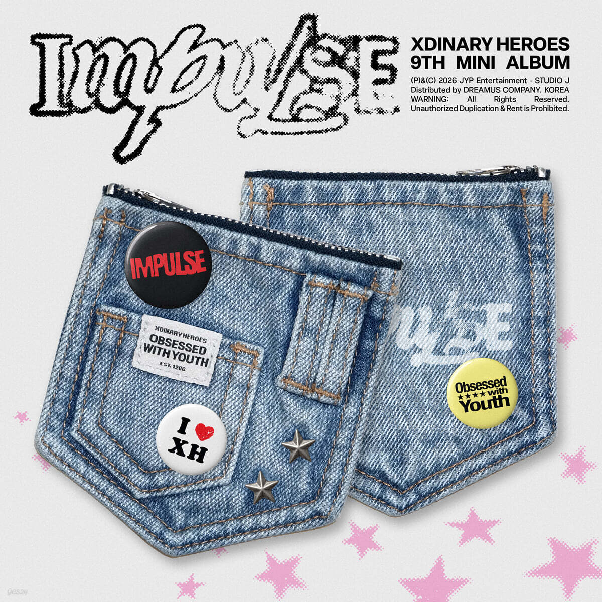 Xdinary Heroes 미니 9집 IMPULSE (DENIM POUCH Ver.)