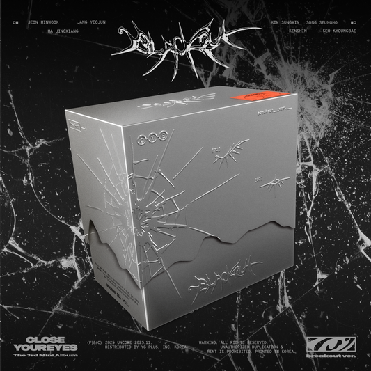 CLOSE YOUR EYES (클로즈유어아이즈) The 3rd Mini Album 'blackout' (breakout ver.)
