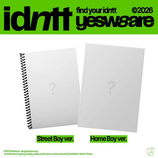 idntt (아이덴티티) 미니 <yesweare> (Home Boy ver. / Street Boy ver.)