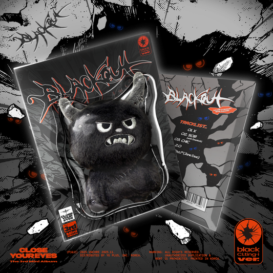 CLOSE YOUR EYES (클로즈유어아이즈) The 3rd Mini Album 'blackout' (black CLting-i ver.)