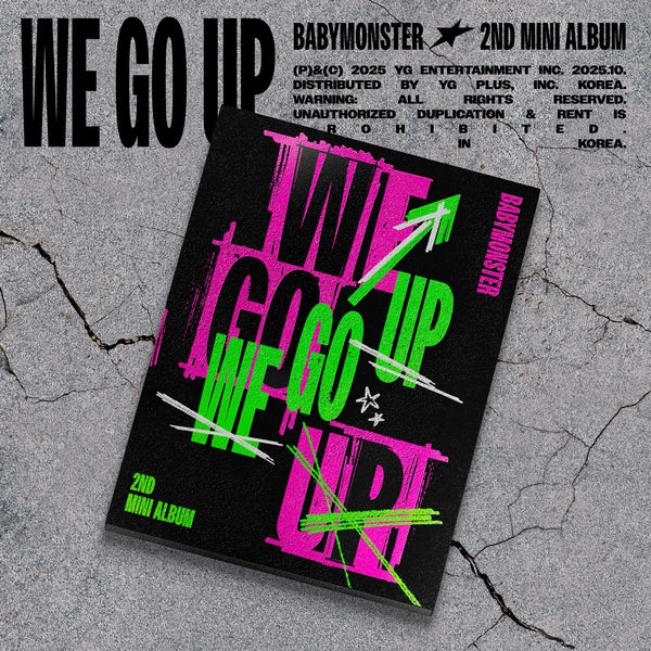 베이비몬스터 (BABYMONSTER) 2nd MINI ALBUM [WE GO UP] UP Ver.