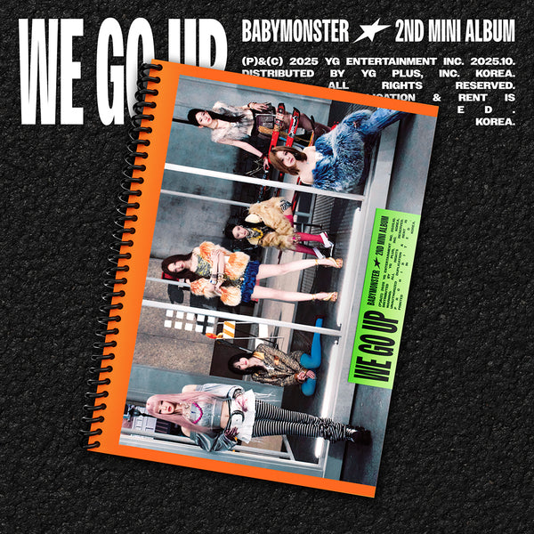 베이비몬스터 (BABYMONSTER) 2nd MINI ALBUM [WE GO UP] GO Ver.