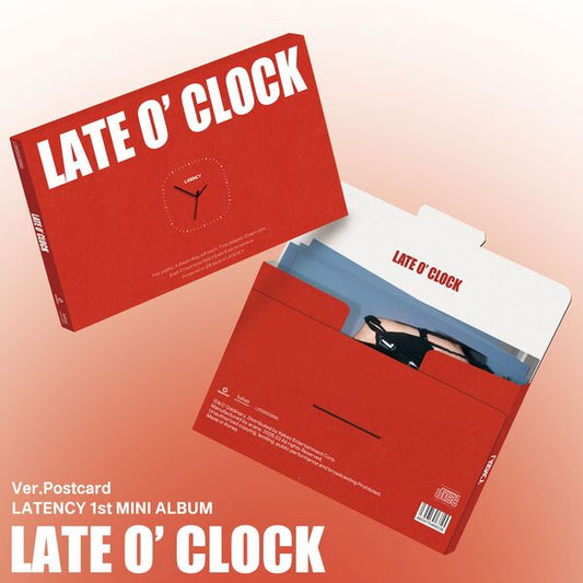 LATENCY (레이턴시) - 1st MiNi ALBUM [LATE O’ CLOCK] (Postcard Ver.)